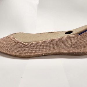NIB Rothys - Point - Rosé Metallic - Size 8